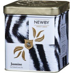 Чай жасминовый Newby Jasmine Blossom Safari / Цветы Жасмина Сафари Жестяная банка (125 гр.)